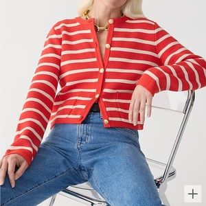 JCrew Emilie Sweater Jacket-size small. Barely worn! Like new condition